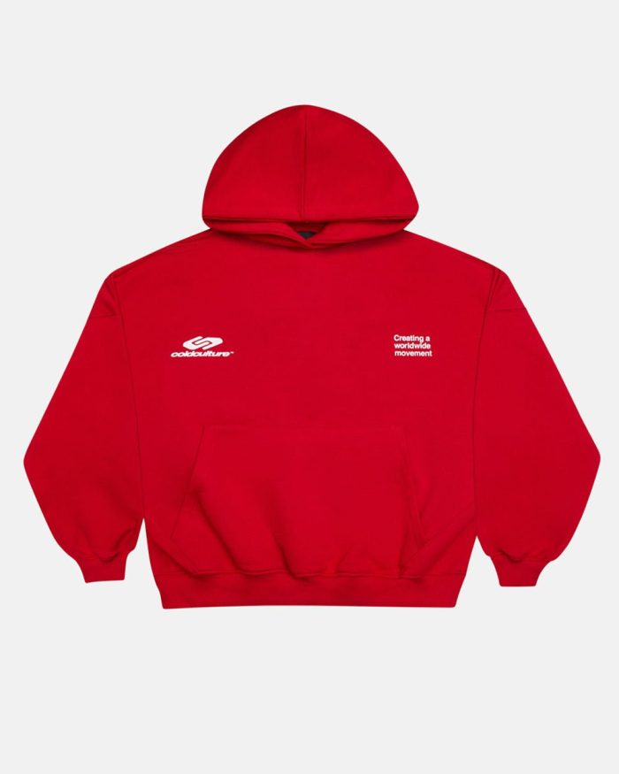 Cold Culture Defense Hoodie Red